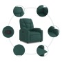 Sillón reclinable de tela verde oscuro en Sillones | Comprar online en Foru.es