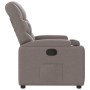 Sillón reclinable de tela gris taupe en Sillones | Comprar online en Foru.es