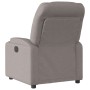 Sillón reclinable de tela gris taupe en Sillones | Comprar online en Foru.es