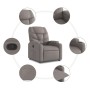 Sillón reclinable de tela gris taupe en Sillones | Comprar online en Foru.es