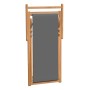 Silla de playa plegable madera maciza de teca gris de vidaXL, Sillas de jardín - Ref: Foro24-47415, Precio: 79,58 €, Descuent...