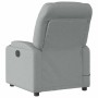 Sillón reclinable de masaje de tela gris claro en Sillones | Comprar online en Foru.es