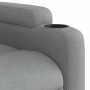 Sillón reclinable de masaje de tela gris claro en Sillones | Comprar online en Foru.es
