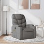 Sillón de masaje reclinable de tela gris oscuro en Sillones | Comprar online en Foru.es