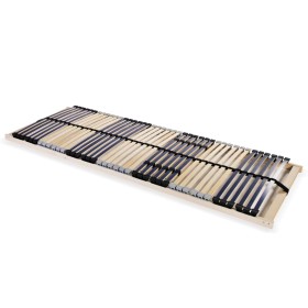 Somier de láminas con 42 listones 7 regiones 80x200 cm de vidaXL, Camas y somieres - Ref: Foro24-246462, Precio: 92,73 €, Des...
