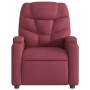 Sillón de masaje reclinable de tela color vino tinto en Sillones | Comprar online en Foru.es