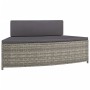 Bancos bañera hidromasaje y cojines 2 uds ratán sintético gris de vidaXL, Accesorios para piscinas y spa - Ref: Foro24-362263...