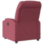Sillón de masaje reclinable de tela color vino tinto en Sillones | Comprar online en Foru.es