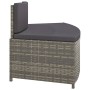 Bancos bañera hidromasaje y cojines 2 uds ratán sintético gris de vidaXL, Accesorios para piscinas y spa - Ref: Foro24-362263...