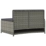 Bancos bañera hidromasaje y cojines 2 uds ratán sintético gris de vidaXL, Accesorios para piscinas y spa - Ref: Foro24-362263...