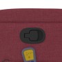 Sillón de masaje reclinable de tela color vino tinto en Sillones | Comprar online en Foru.es