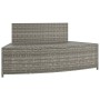 Bancos bañera hidromasaje y cojines 2 uds ratán sintético gris de vidaXL, Accesorios para piscinas y spa - Ref: Foro24-362263...