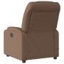 Sillón reclinable con masaje de tela marrón en Sillones | Comprar online en Foru.es