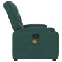 Sillón de masaje reclinable de tela verde oscuro en Sillones | Comprar online en Foru.es