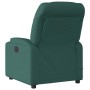 Sillón de masaje reclinable de tela verde oscuro en Sillones | Comprar online en Foru.es