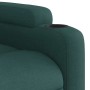 Sillón de masaje reclinable de tela verde oscuro en Sillones | Comprar online en Foru.es
