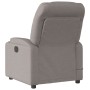 Sillón de masaje reclinable de tela gris taupé en Sillones | Comprar online en Foru.es