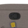 Sillón de masaje reclinable de tela gris taupé en Sillones | Comprar online en Foru.es