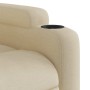 Sillón de masaje reclinable de tela crema en Sillones | Comprar online en Foru.es