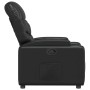 Sillón reclinable de piel sintética negra en Sillones | Comprar online en Foru.es
