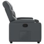 Sillón reclinable de cuero sintético gris en Sillones | Comprar online en Foru.es