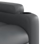 Sillón reclinable de cuero sintético gris en Sillones | Comprar online en Foru.es