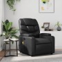 Sillón de masaje reclinable cuero sintético negro en Sillones | Comprar online en Foru.es