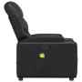 Sillón de masaje reclinable cuero sintético negro en Sillones | Comprar online en Foru.es