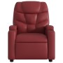Sillón de masaje reclinable cuero sintético rojo tinto en Sillones | Comprar online en Foru.es