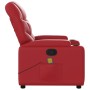 Sillón de masaje reclinable cuero sintético rojo en Sillones | Comprar online en Foru.es