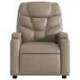 Sillón de masaje reclinable cuero sintético color capuchino en Sillones | Comprar online en Foru.es