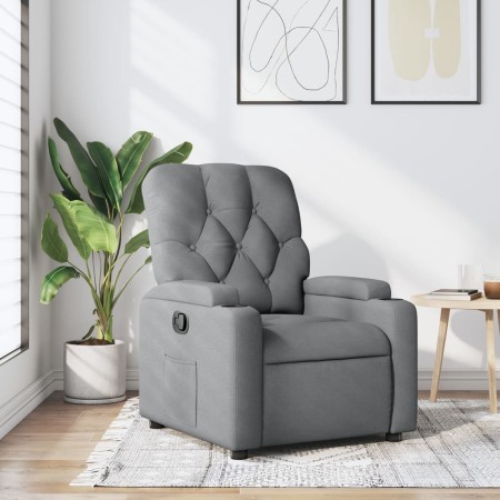 Sillón reclinable de tela gris claro en Sillones | Comprar online en Foru.es