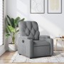 Sillón reclinable de tela gris claro en Sillones | Comprar online en Foru.es