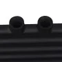 Radiador toallero de baño recto negro 500 x 764 mm de vidaXL, Radiadores - Ref: Foro24-141905, Precio: 77,69 €, Descuento: %