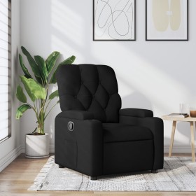 Sillón reclinable de tela negro en Sillones | Comprar online en Foru.es