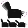 Sillón reclinable de tela negro en Sillones | Comprar online en Foru.es