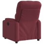 Sillón reclinable de tela rojo tinto en Sillones | Comprar online en Foru.es