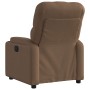 Sillón reclinable de tela marrón en Sillones | Comprar online en Foru.es