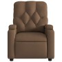 Sillón reclinable de tela marrón en Sillones | Comprar online en Foru.es