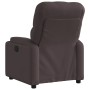 Sillón reclinable de tela marrón oscuro en Sillones | Comprar online en Foru.es
