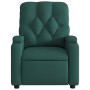 Sillón reclinable de tela verde oscuro en Sillones | Comprar online en Foru.es