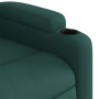 Sillón reclinable de tela verde oscuro en Sillones | Comprar online en Foru.es