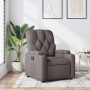 Sillón reclinable de tela gris taupe en Sillones | Comprar online en Foru.es