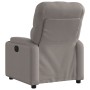 Sillón reclinable de tela gris taupe en Sillones | Comprar online en Foru.es