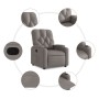 Sillón reclinable de tela gris taupe en Sillones | Comprar online en Foru.es