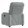 Sillón reclinable de masaje de tela gris claro en Sillones | Comprar online en Foru.es