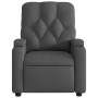 Sillón de masaje reclinable de tela gris oscuro en Sillones | Comprar online en Foru.es