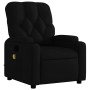 Sillón reclinable de masaje de tela negro en Sillones | Comprar online en Foru.es