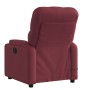 Sillón de masaje reclinable de tela color vino tinto en Sillones | Comprar online en Foru.es