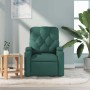 Sillón de masaje reclinable de tela verde oscuro en Sillones | Comprar online en Foru.es